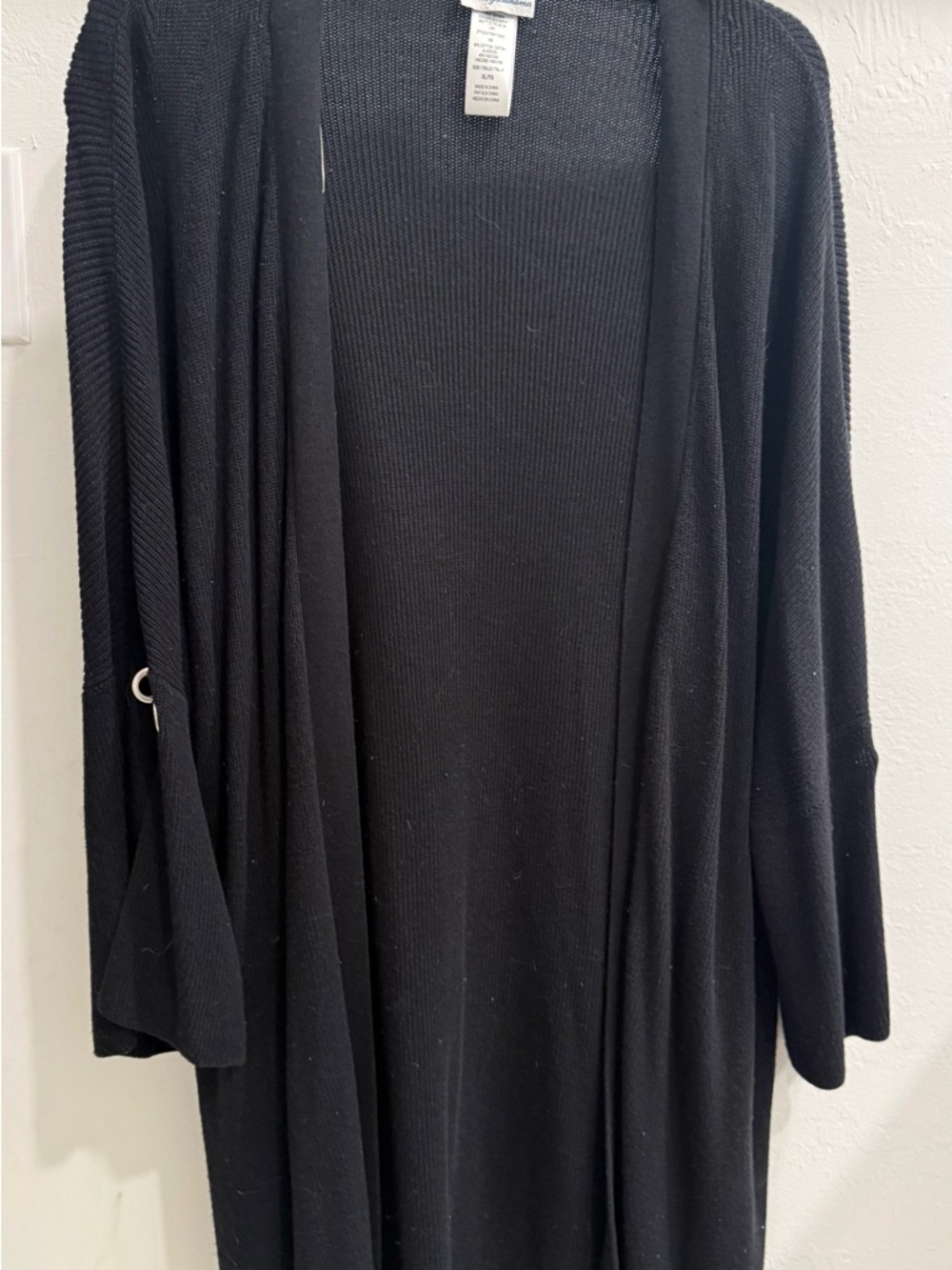 Tommy Bahama Black Open-Front Women's Cardigan